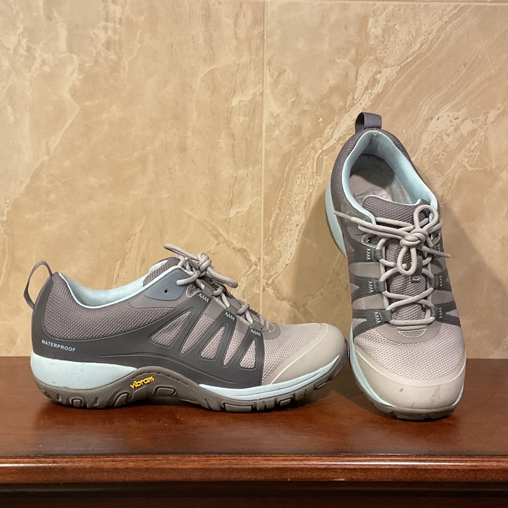 Dansko Gray Waterproof Athletic Shoes, Size 6.5